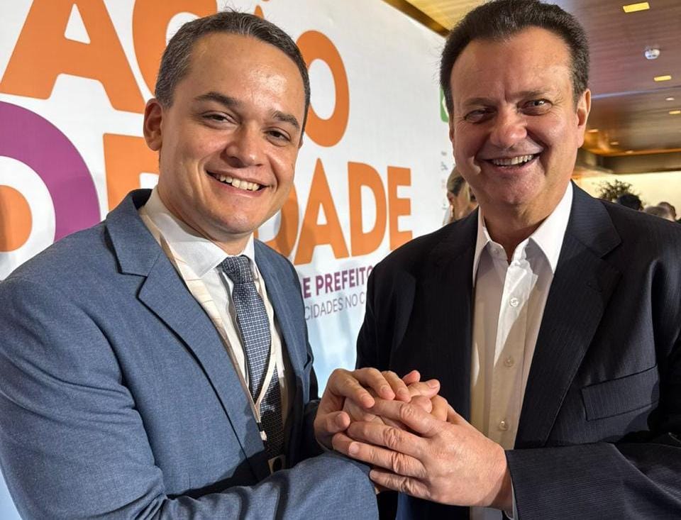 Pazolini se encontra com Kassab em Brasília: “Que venha 2026”