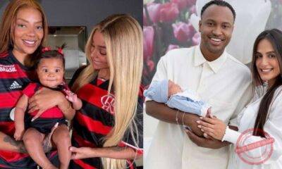 famosos celebram com a chegada de filhos