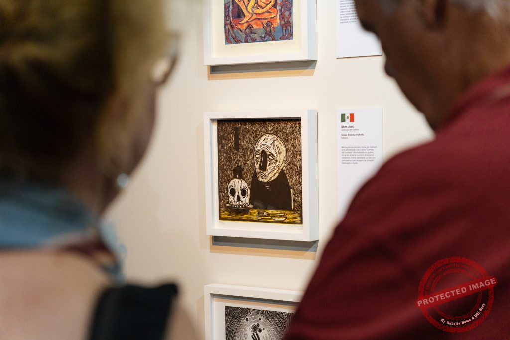 Exposição Internacional de Gravuras no Sesc Glória é prorrogada até 28 de fevereiro