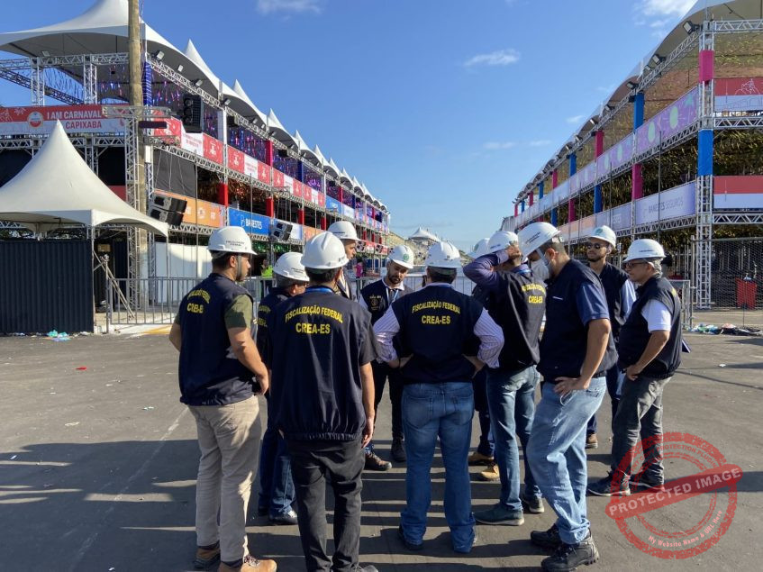 Tempestades de raios acende preocupação do Crea-ES com camarotes montados no Sambão